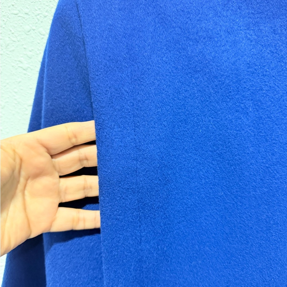 Vintage Braefair Women's Royal Blue single breast coat M - Picture 10 of 13